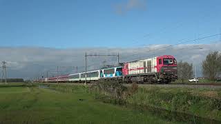 Müller partytrein tussen Uitgeest en KrommenieAssendelft met TCS 101004 en Lineas 2106 [upl. by Aikemet]