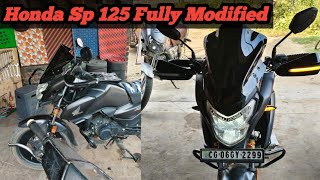 Honda Sp 125 Fully Modified [upl. by Torey657]