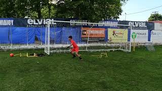 giannis simeonidis goalkeeper training [upl. by Naziaf]