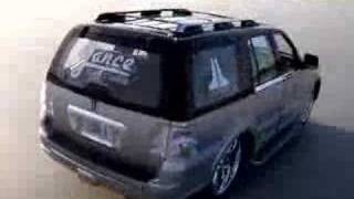 Driving Lincoln Navigator RC car with a real tv inside [upl. by Inafets]