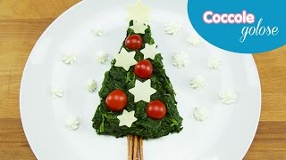 Albero di Natale di Verdure  Tutorial di Coccole Golose [upl. by Llerref937]