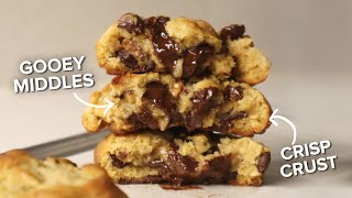 Levain Bakery Inspired Chunky Chocolate Chip Cookies Recipe [upl. by Llewsor136]