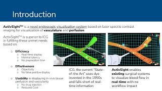 Superior efficacy and utility of ActivSightTM laser speckle imaging to Indocyanine Green ICGb [upl. by Hnad510]