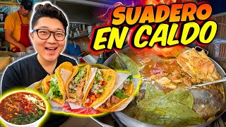 ¡¡PROBANDO EL SUADERO en CALDO  NUNCA VISTO y DELICIOSO [upl. by Atinrahs]