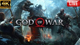 God of war full gameplay only livestream ready for action  GOD OF WAR  godofwar live trending [upl. by Bettzel]