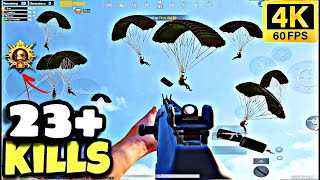 quot🔥 INSANE 23 Kills in PUBG New Update  Solo Squad DOMINATION 🏆quot [upl. by Neelia]