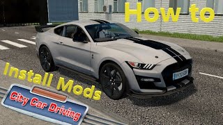 How to Install City Car Driving Mods and Fuel up  City Car Diving  Explained [upl. by Tabatha]