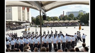 Wachbataillon Berlin Bendlerblock Einmarsch der Truppenfahne Vereidigung 20 7 2024 [upl. by Atikcir907]