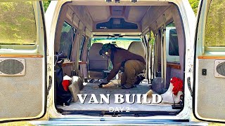 Van Build Day 2 This is gonna be Harder than I thought [upl. by Tarrah865]