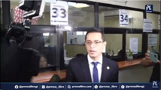 Secretaría de la Presidencia presenta denuncia contra Ángel Pineda ante la Contraloría de Cuentas [upl. by Aivirt788]