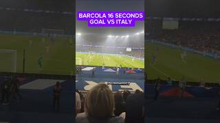 Barcolas 16Second Goal France vs Italy 2024 Match Highlights [upl. by Nogaem]