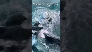 Cruise Ship Collides With Large Piece Of Drifting Ice In Alaska [upl. by Eisus383]