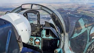 Russian Su35 Combat Mission  Live Fire Exercise  Cockpit Cam [upl. by Adelaide]