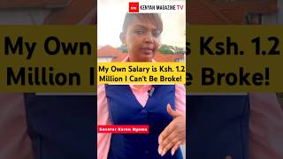 quotMy Salary is Ksh 12 millionquot Karen Nyamu speaks on being broke over rent arrears [upl. by Asillem]