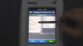 Quick Start Viscosity Test on the Brookfield DV2T Viscometer and DV3T Rheometer [upl. by Woodford]