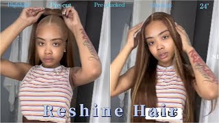 MUST HAVE Best Affordable Glueless Wig For Beginners❤️🔥Reshine Hair X leorasqueendome [upl. by Ramoj]