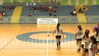 Handebol Feminino Final  Direito Mackenzie vs Anhembi Morumbi [upl. by Alimak]