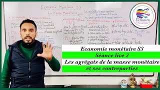 Economie monétaire S3  live 2  les agrégats de la masse monétaire et ses contreparties RELANCIA [upl. by Cletus]