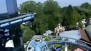 EuroMir Roller Coaster  Europa Park 2007 On Ride POV Front [upl. by Rebhun423]