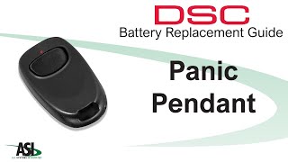 DSC Wireless Panic Pendant battery replacement [upl. by Shoemaker]