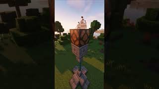 How to build automatic lamp post in minecraft short [upl. by Mosby626]