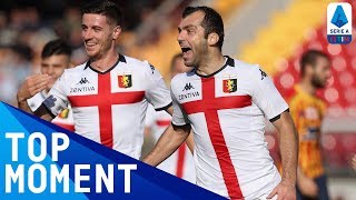 Pandev Scores Wonder Goal from 40 Metres  Lecce 22 Genoa  Top Moment  Serie A TIM [upl. by Lorelle792]