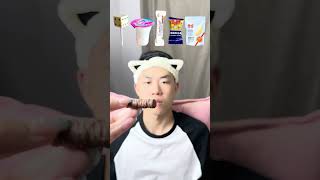 🤍🍥⚪🎧ASMR Whitethemed Mukbang  Perfect for Sleepimmersive asmr asmrsounds [upl. by Are]