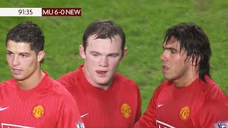 When Ronaldo Rooney and Tevez Dominated This Match [upl. by Dlareme182]