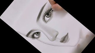 How to Draw Hyper Realistic Eyes  Step by Step [upl. by Siouxie]