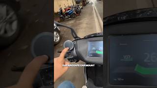 We Tested our Car Mount on a 2 Wheeler🤯 shorts magsafe phoneholder carmount automobile [upl. by Tierell]