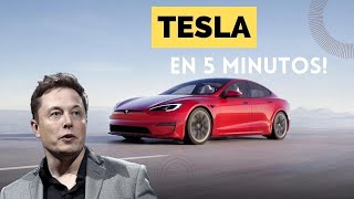 La Historia COMPLETA de TESLA en 5 minutos  De Startup a Gigante Automotriz  ELON MUSK [upl. by Ednyl]