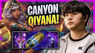 CANYON TRIES QIYANA WITH NEW BUFFS  GEN Canyon Plays Qiyana JUNGLE vs Vi  Season 2023 [upl. by Tongue693]