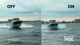 ChrisCraft Launch 31 GT  Seakeeper Ride OnOff Comparison [upl. by Janek722]