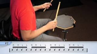 Drumming WarmUp Beginner  Drum Lesson [upl. by Vastha]