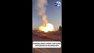 Surveillance video captures explosion in Wilmington [upl. by Giacomo868]