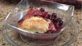 Fresh Blueberry amp Nectarine Cobbler [upl. by Yziar771]