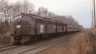 Penn Central Es and CNJ action on the NYampLB Passenger amp freight 19751976 [upl. by Fahey660]