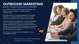 Outbound Marketing [upl. by Sigfried]