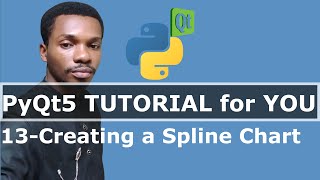 PyQt5 Tutorial 13  Creating a Spline Chart with QtChart [upl. by Rolyks]