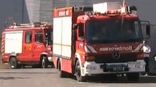 Simulacro Bomberos Marina BaixaExcarcelación en accidente de tráfico [upl. by Eiznikcm]