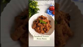 Sundried tomato pesto pasta  homemade recipe yummy tasty 😋😋  trending shots viral ytshorts [upl. by Pitarys952]