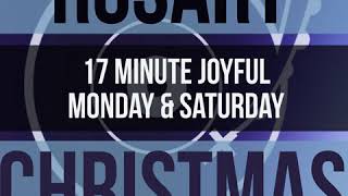 17 Minute Rosary  1  Joyful  Monday amp Saturday  SPOKEN  CHRISTMAS [upl. by Polivy256]