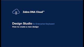 zDNA Cloud  Design Studio Intro to EKB  Zebra [upl. by Vod]