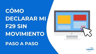 TUTORIAL DECLARACIÓN SIN MOVIMIENTO F29  Contabilidad mensual Chile [upl. by Forras]