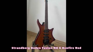 Strandberg Boden Fusion NX 6 Bonfire Red REVIEW [upl. by Anihta941]