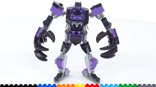 LEGO Marvel Black Panther Mech Armor 76204 review Standard mech big figure bonus [upl. by Ifok]