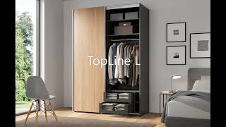 TopLine L sliding door system  Hettich [upl. by Adivad]