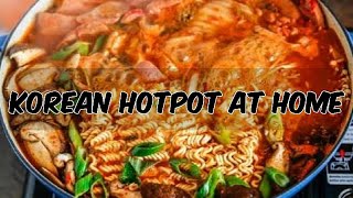 Korean Hotpot  How to make your own Korean hotpot [upl. by Zadoc]