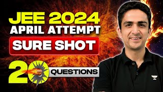 Sureshot 20 Questions of Maths  Jee Main 2024 April Attempt [upl. by Ayotnahs]