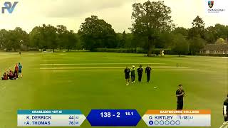 Cranleigh 1st XI vs Eastbourne College 1st XI [upl. by Allerie]